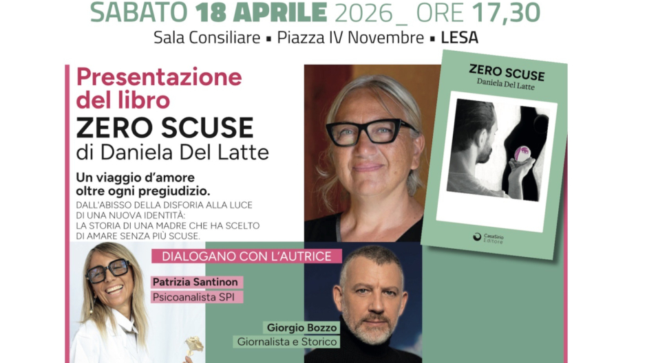 Lesa, Daniela Del Latte presenta il libro 